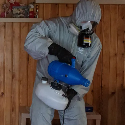 ФОТО Дезинфекция в Первомайском